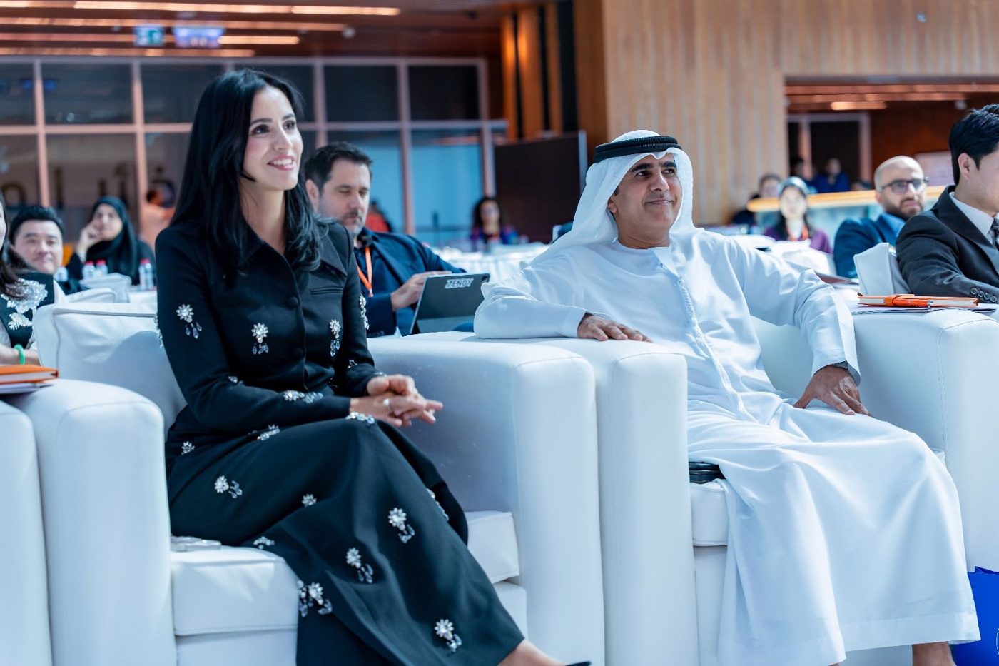 Umiverse leadership with UAE government officials at a Umiverse event